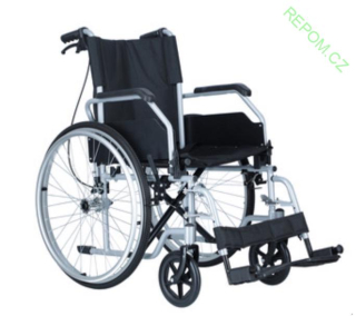 PŮJČENÍ mechanický invalidní vozík s brzdami pro doprovod