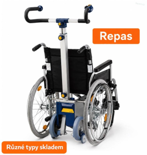 REPAS: Schodolez Scalamobil S-Max s vozíkem