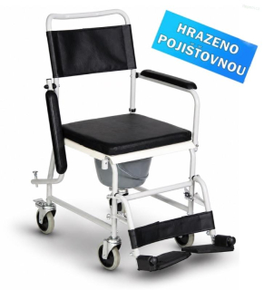 Toaletní židle TV 212 s kolečky