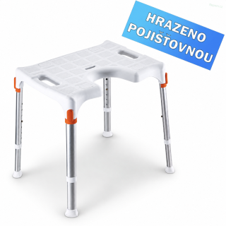 Stolička do sprchy s hygienickým výřezem