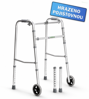 Chodítko TRIPLA: čtyřbodové/s kolečky/krokovací