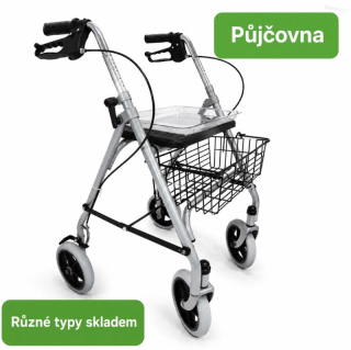 PŮJČENÍ chodítko čtyřkolové interiérové