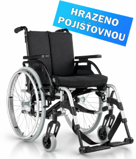 Invalidní vozík BREEZY RUBIX2 HEMI odlehčený, poloaktivní - po jednostranné paralýze