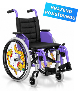 Dětský invalidní vozík ECLIPS X4 KIDS odlehčený, poloaktivní