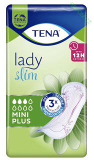 Vložky dámské inkontinenční TENA Lady Slim Mini Plus 3/8