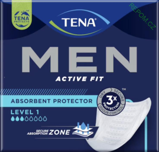 Vložky pánské Inkontinenční černé TENA Men Level 1