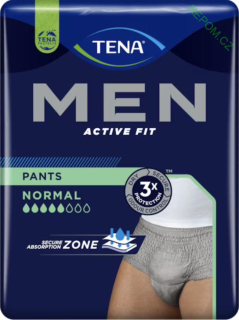 Pánské inkontineční spodní prádlo TENA Men Pants Normal Grey 5/8 (S/M+L/XL)