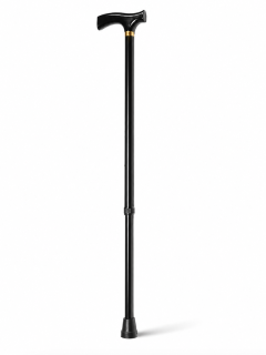 Elegantní černá teleskopická hůl