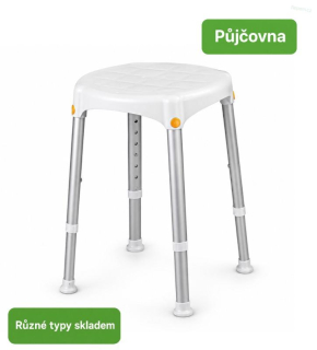 PŮJČENÍ Stolička do koupelny s nastavitelnou výškou
