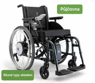 PŮJČENÍ Skládací elektrický invalidní vozík ALBER E-FIX